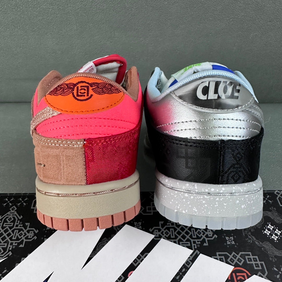 S2 Batch-CLOT x Nike Dunk Low "What The? CLOT"