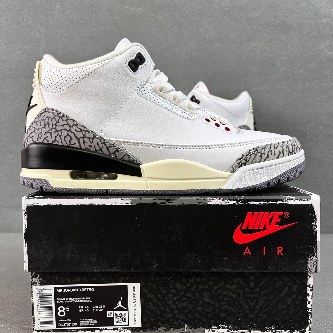 PB Batch-Air Jordan 3 “White Cement Reimagined”