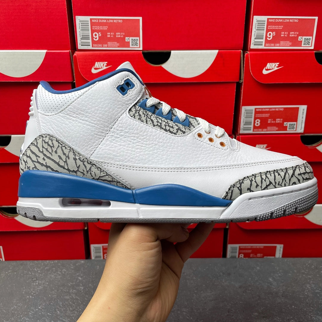 LW Batch-Air Jordan 3 “White and True Blue”