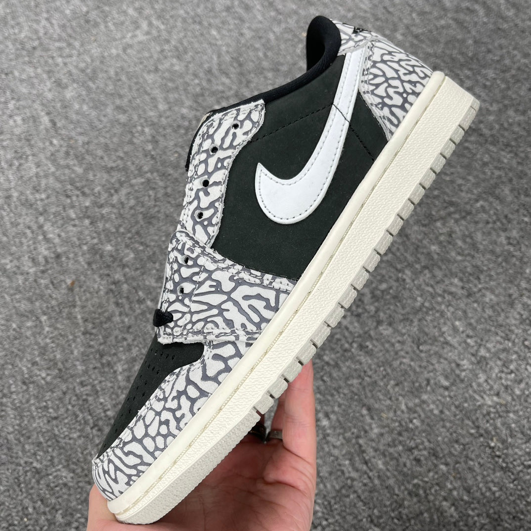 FS Batch-Air Jordan 1 retro Low OG “Black Elephant”