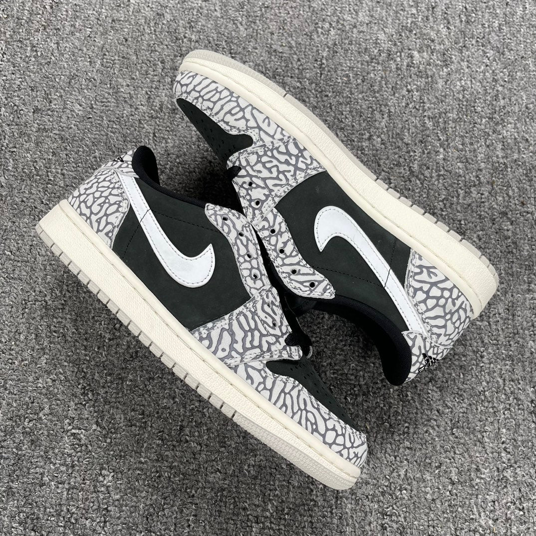 FS Batch-Air Jordan 1 retro Low OG “Black Elephant”