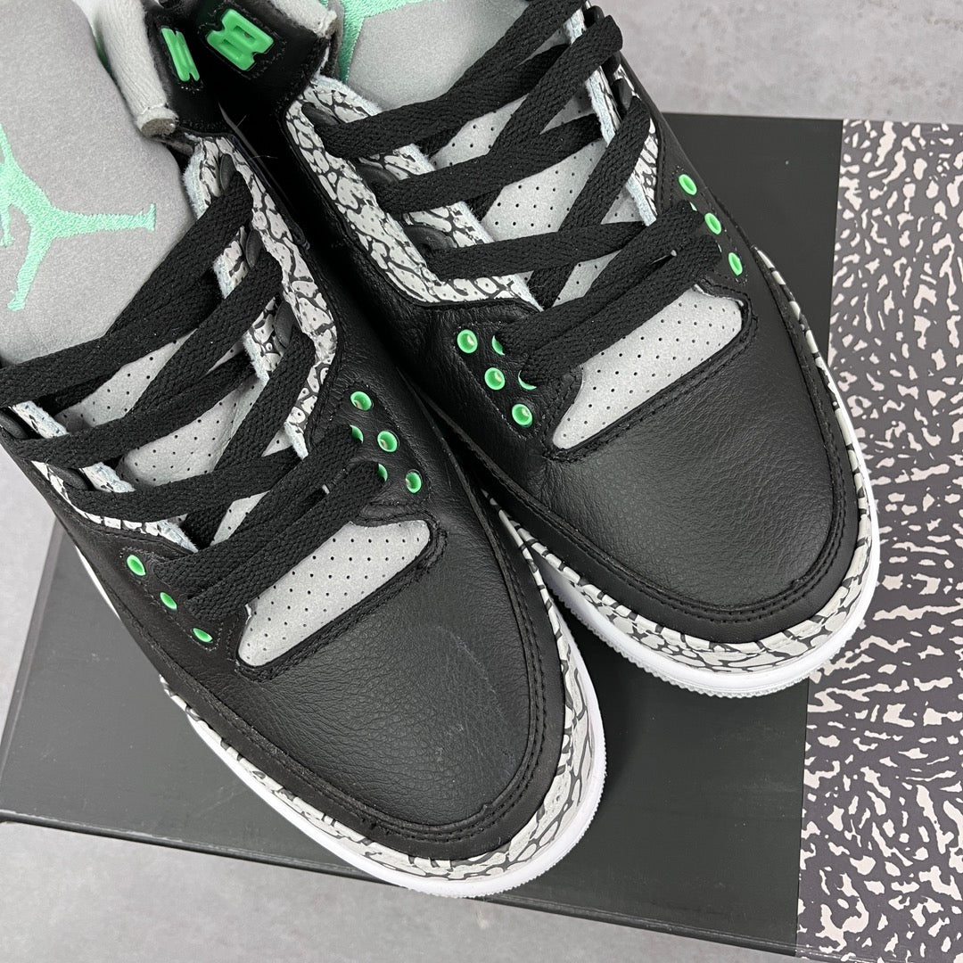 i8 Batch-Air Jordan 3 “Green Glow”