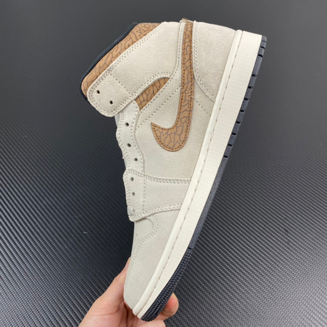 DT Batch-Air Jordan 1 Mid “Brown Elephant”