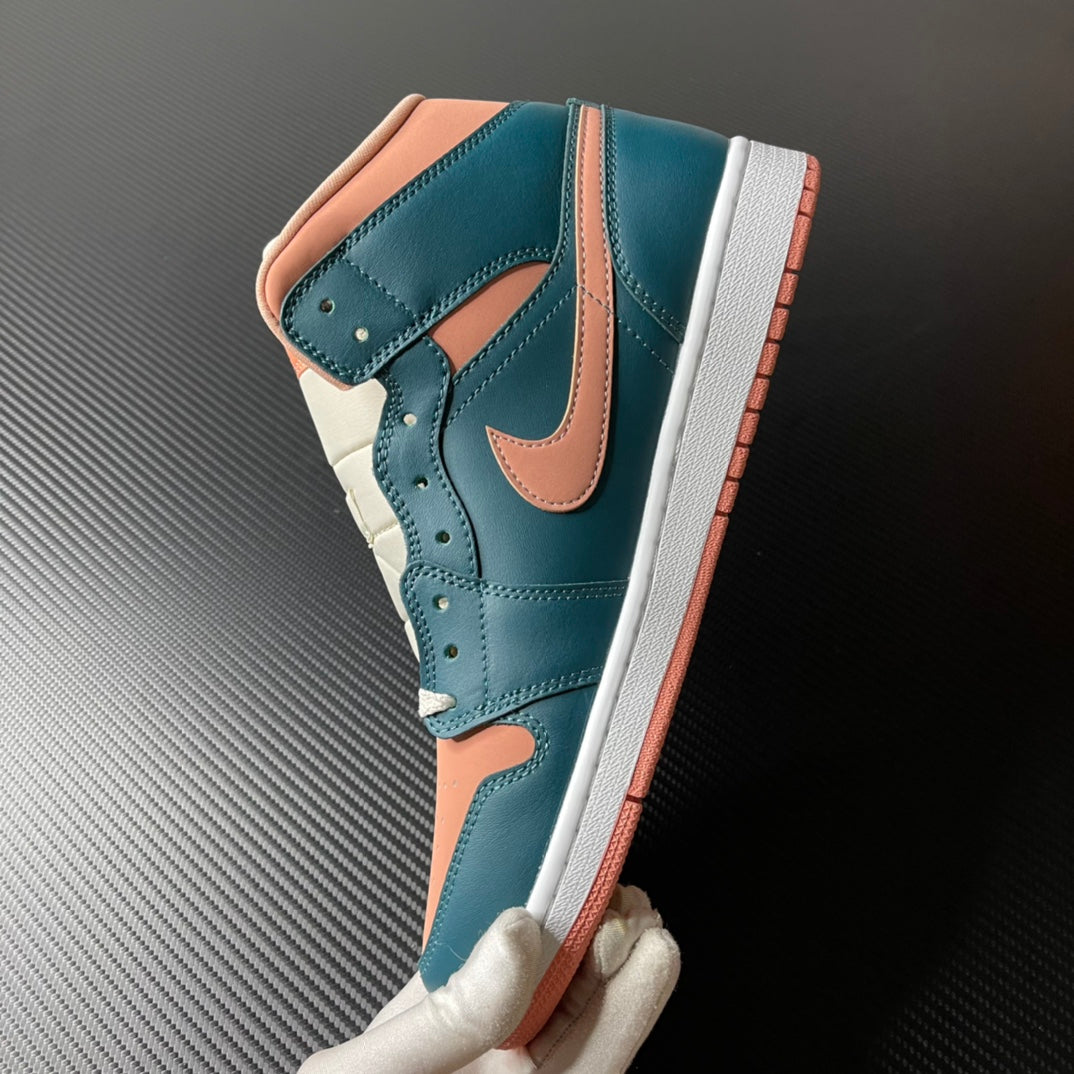 DT Batch-Air Jordan 1 Mid “Dark teal Green”