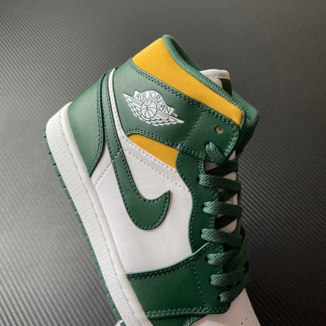 DT Batch-Air Jordan 1 Mid “Green Yellow”