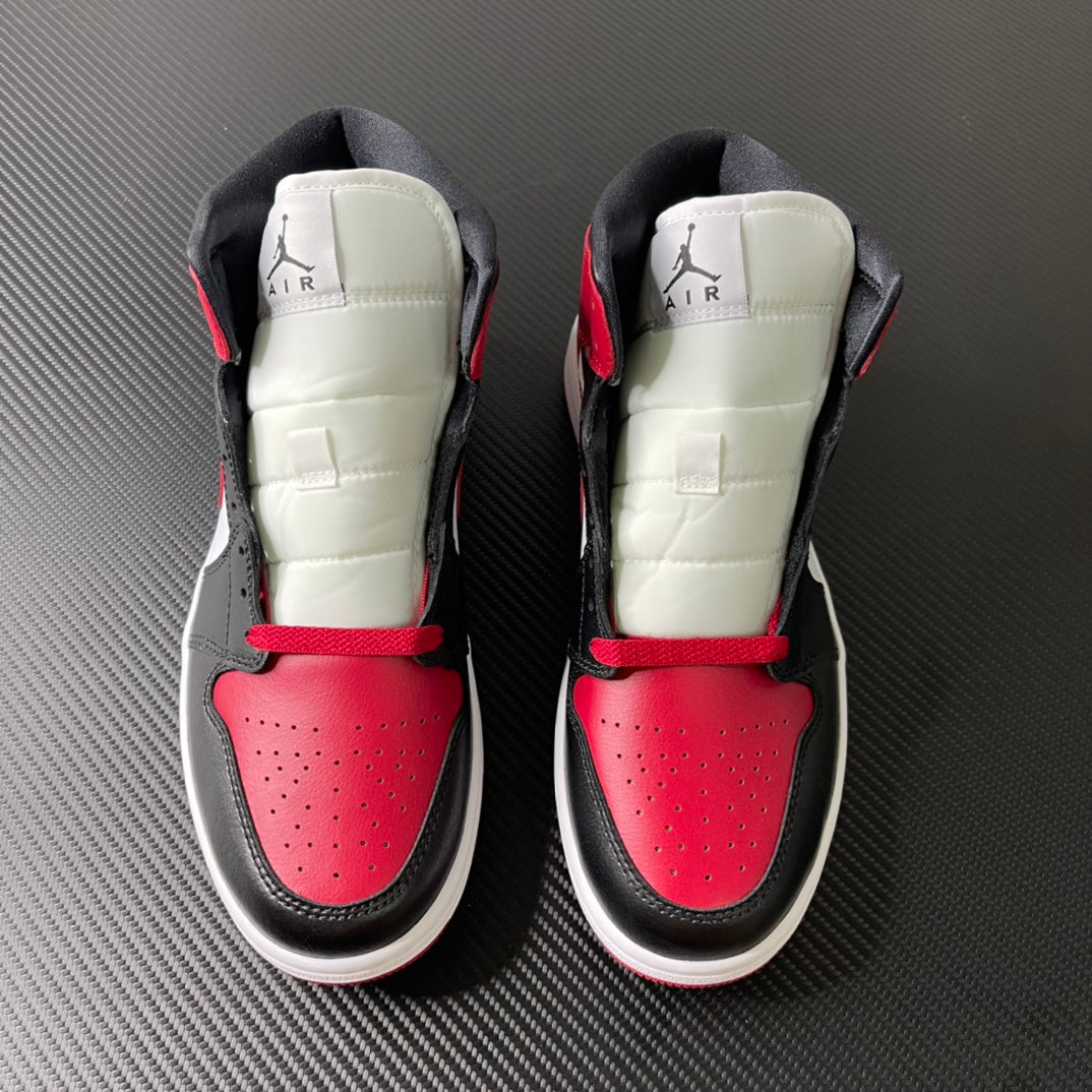 DT Batch-Air Jordan 1 Mid “Bred Toe”