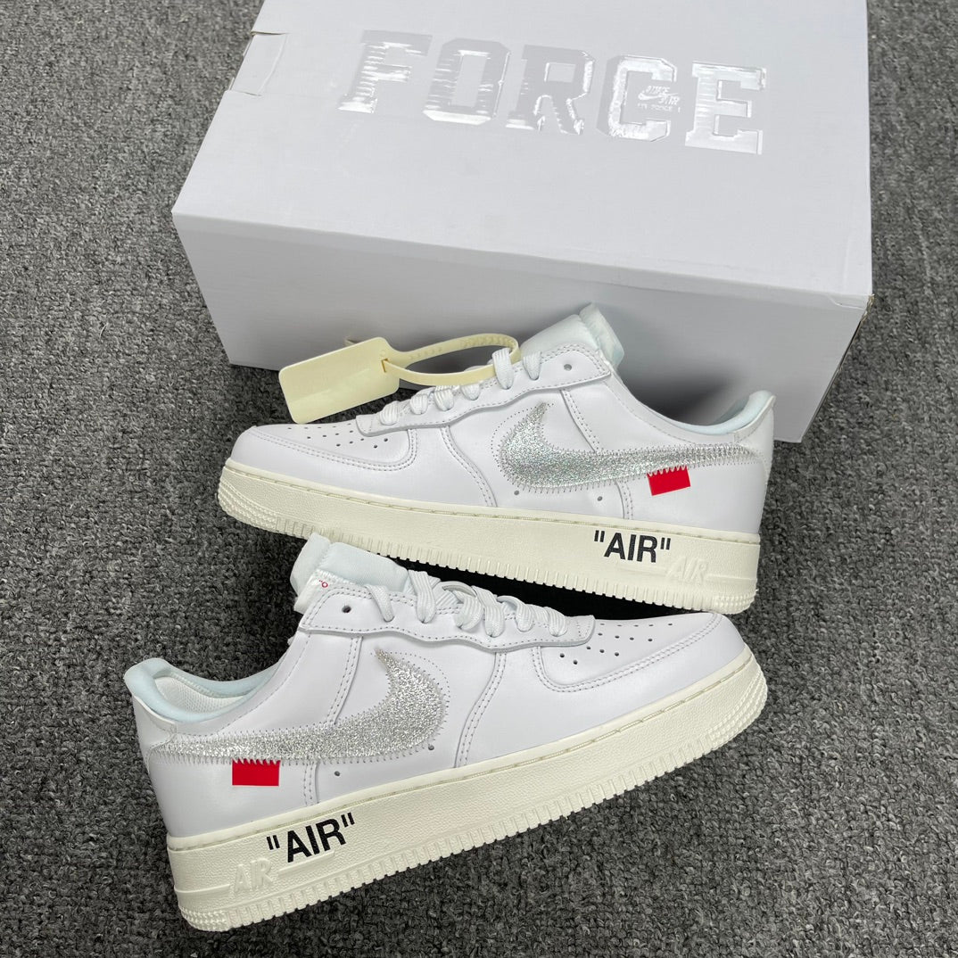 YH Batch-Off White × Air Force 1 “White Art Museum”