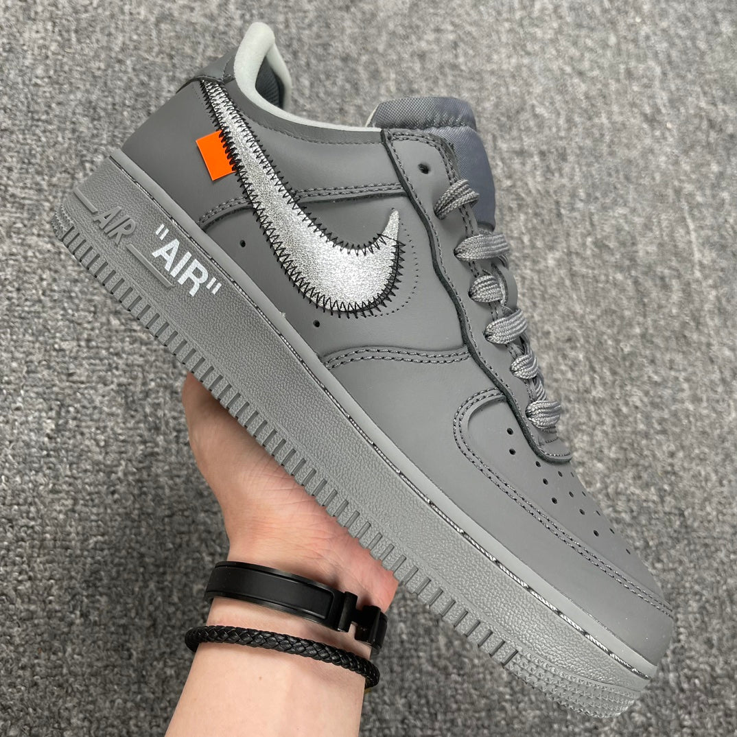 YH Batch-Off White × Air Force 1 “Grey Art Museum”