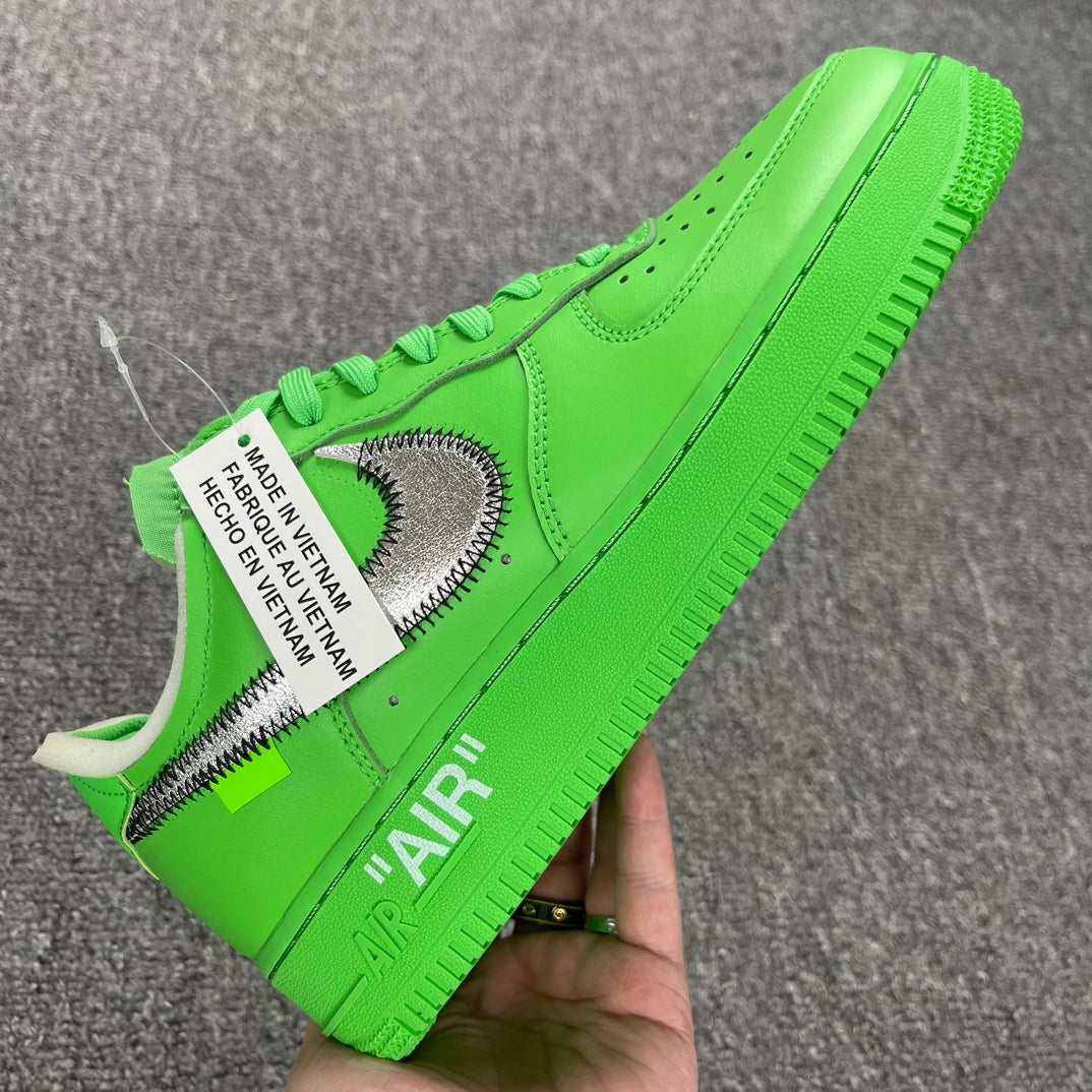 YH Batch-Off White × Air Force 1 “Green Art Museum”