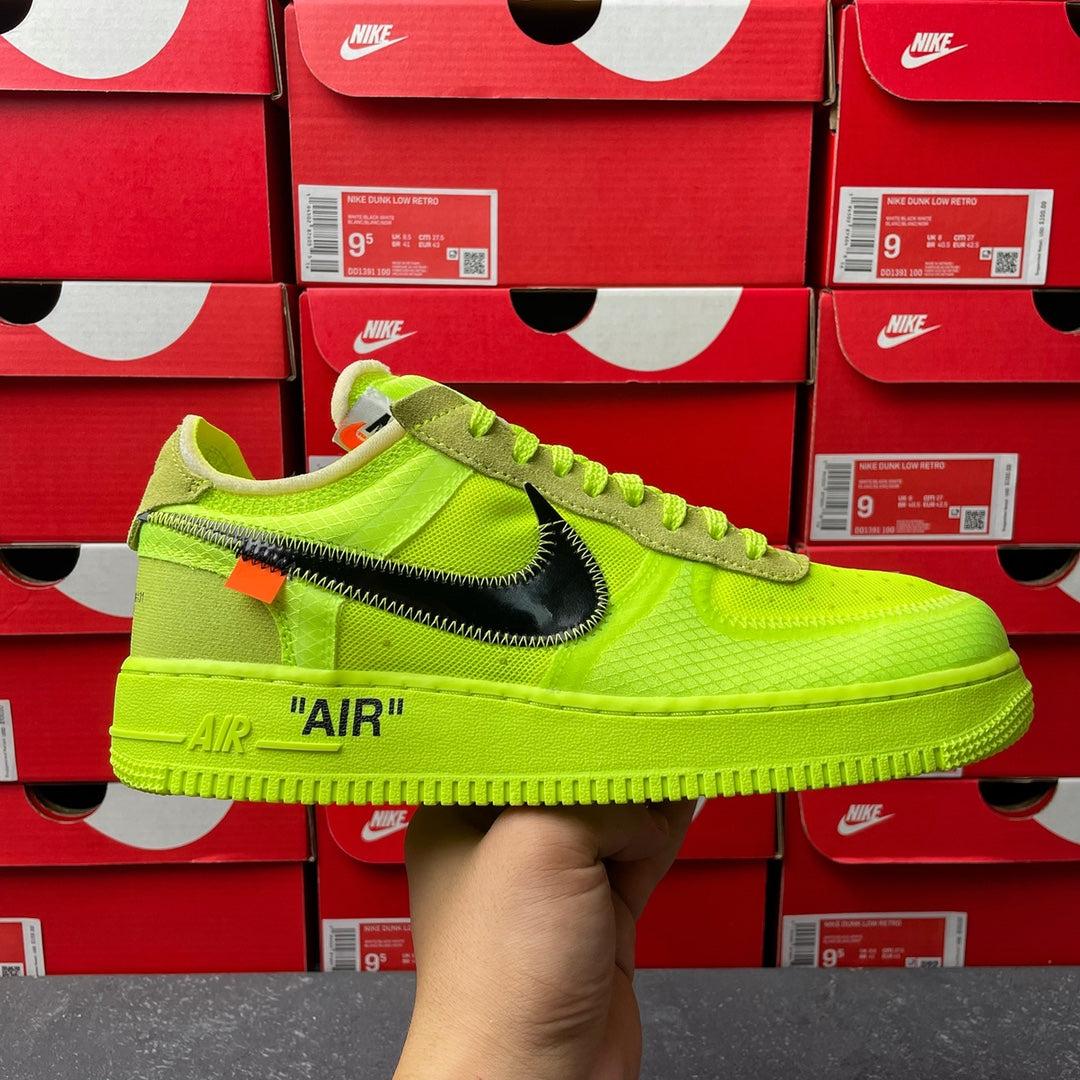 Top Batch-Off White × Air Force 1 Part 2 Volt “The Ten”